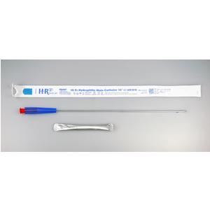 TruCath Hydrophilic Catheter with water bag and touch free sleeve, 18FR, 16"