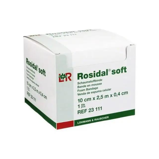 Lohmann Rauscher Rosidal Soft Foam Padding Bandage 4" x 1/8" x 2-5/4" yds, Washable, Latex-free