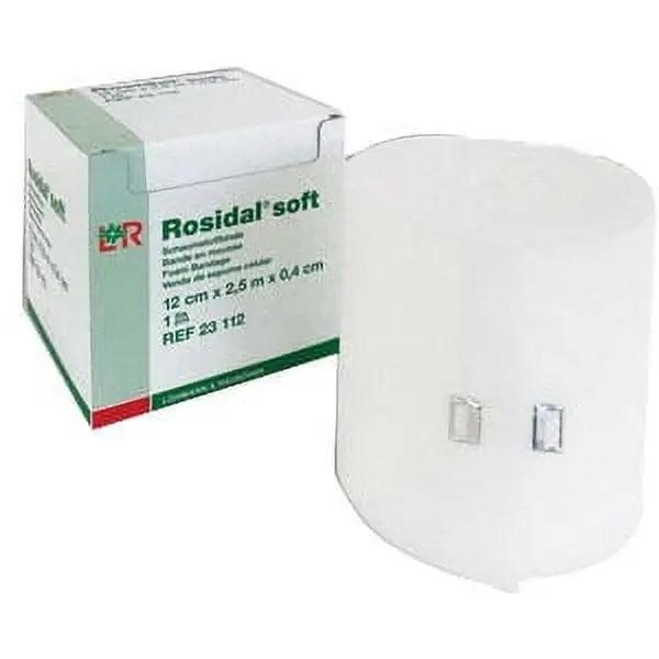 Lohmann Rauscher Rosidal Soft Foam Padding Bandage 4" x 1/8" x 2-5/4" yds, Washable, Latex-free