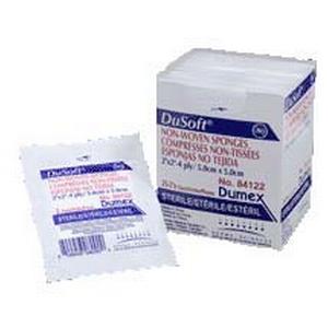 Dusoft Sterile Non-Woven Sponge 2" x 2", 4-Ply