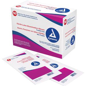 Sterile Latex Exam Gloves, Small, Powder-Free