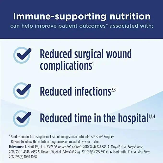 Abbott Ensure Surgery Immunonutrition Shake Vanilla Oral Supplement 8 oz. Carton - KatyMedSolutions