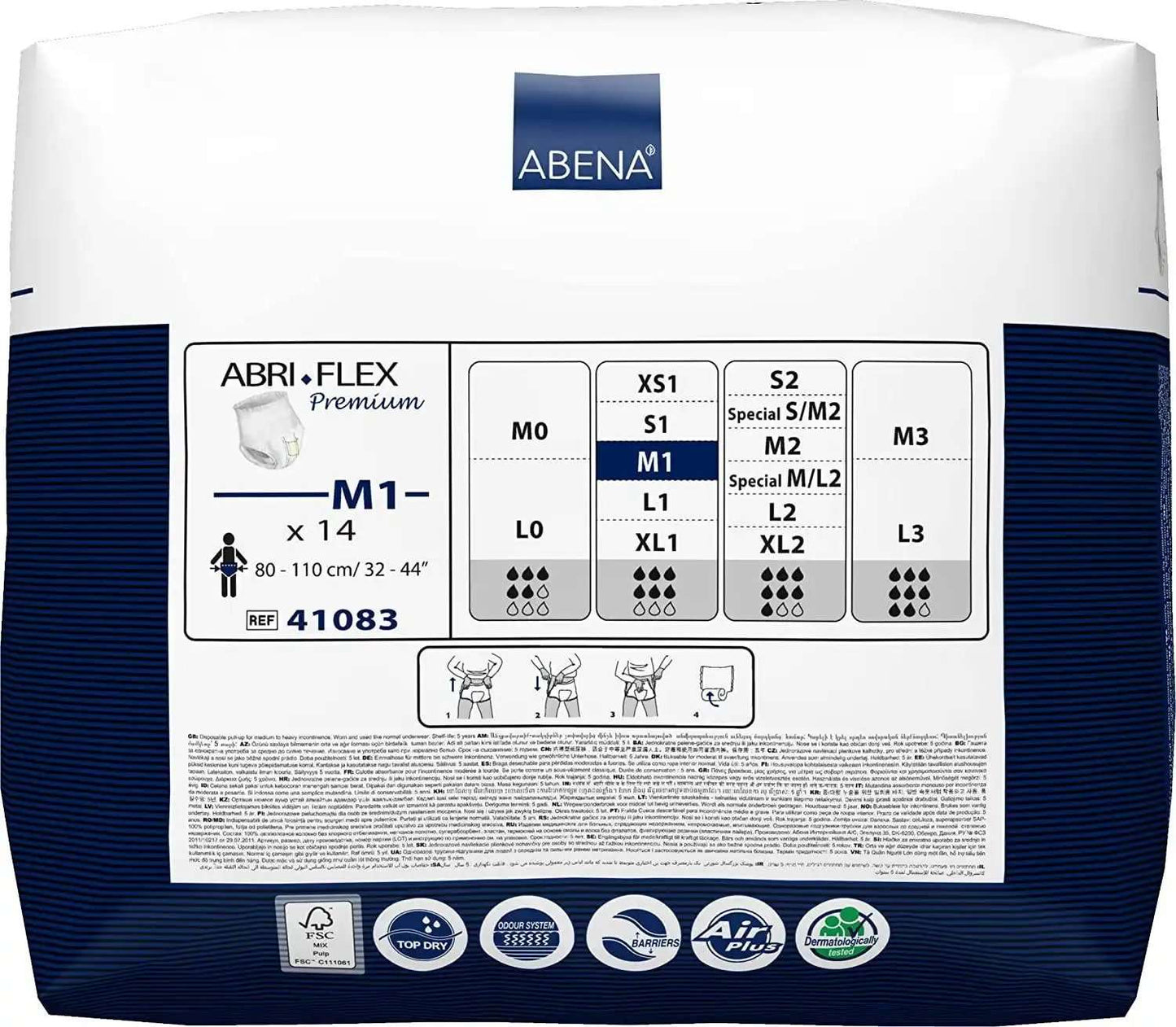 Abri-Flex Premium M3 Absorbent Underwear, Medium - KatyMedSolutions