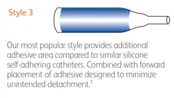 BARD Rochester Medical Spirit Style 3 Hydrocolloid Sheath Male External Catheter Medium 29mm, Silicone - KatyMedSolutions