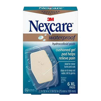 3M Nexcare Advanced Healing Waterproof Hydrocolloid Pad, 3.93" x 2.96"