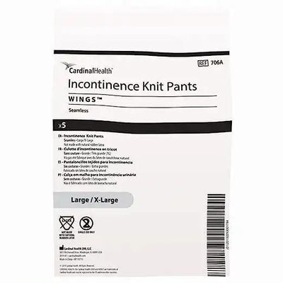 Cardinal Health Wings Incontinence Knit Pants, Large/ X-Large - KatyMedSolutions