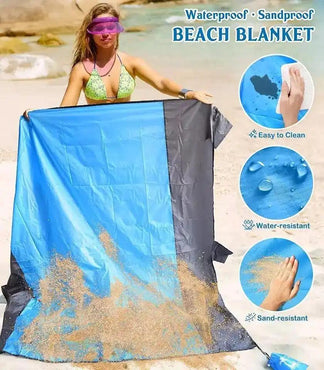 Cruise Essentials Beach Blanket Waterproof | Sand proof | Compact - KatyMedSolutions