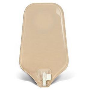 ConvaTec Esteem synergy Two-Piece Urostomy Pouch, 7/8" to 1-1/4" Cut-to-Fit, 10-1/3" L, Accuseal Tap with Valve, Transparent