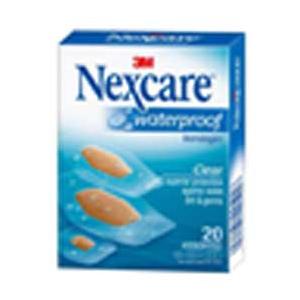 Nexcare Waterproof Bandage Assorted, Clear