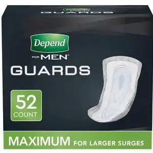 Depend Incontinence Guards With Maximum Absorbency [for Men] - KatyMedSolutions