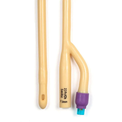 dynarex Foley Catheter, 22 Fr., 5 cc - KatyMedSolutions