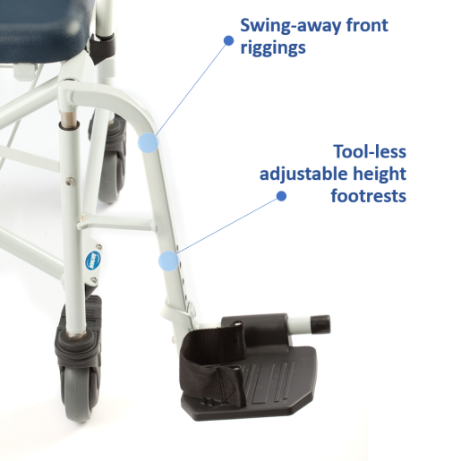 Invacare Mariner  Rehab Shower Wheelchair