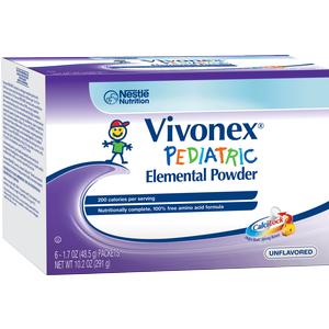 Vivonex Pediatric Nutritionally Complete Elemental Food Unflavored 1.7 oz. Packet