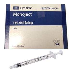 Monoject Clear Oral Medication Syringe