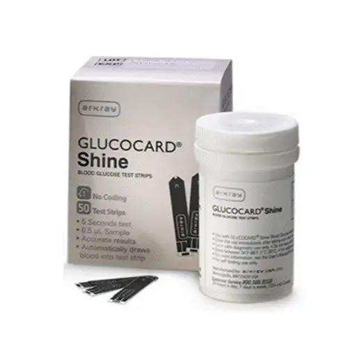 Glucocard Shine Blood Glucose Test Strip