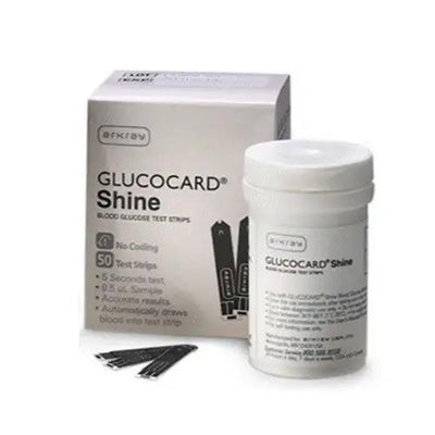 Glucocard Shine Blood Glucose Test Strip 50 Strips - 542050 By Arkray