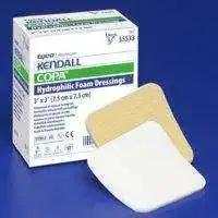 Kendall Hydrophilic Foam Dressing, 2 x 2 Inch - KatyMedSolutions