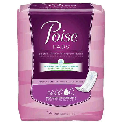 Kimberly Clark Poise Ultra With Side Shields Superabsorbent Discreet and Portable - KatyMedSolutions