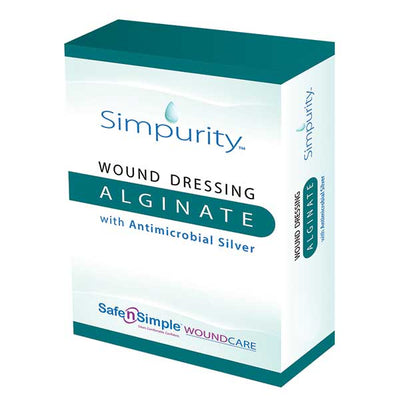Simpurity Silver Alginate, 8" x 8" Pad