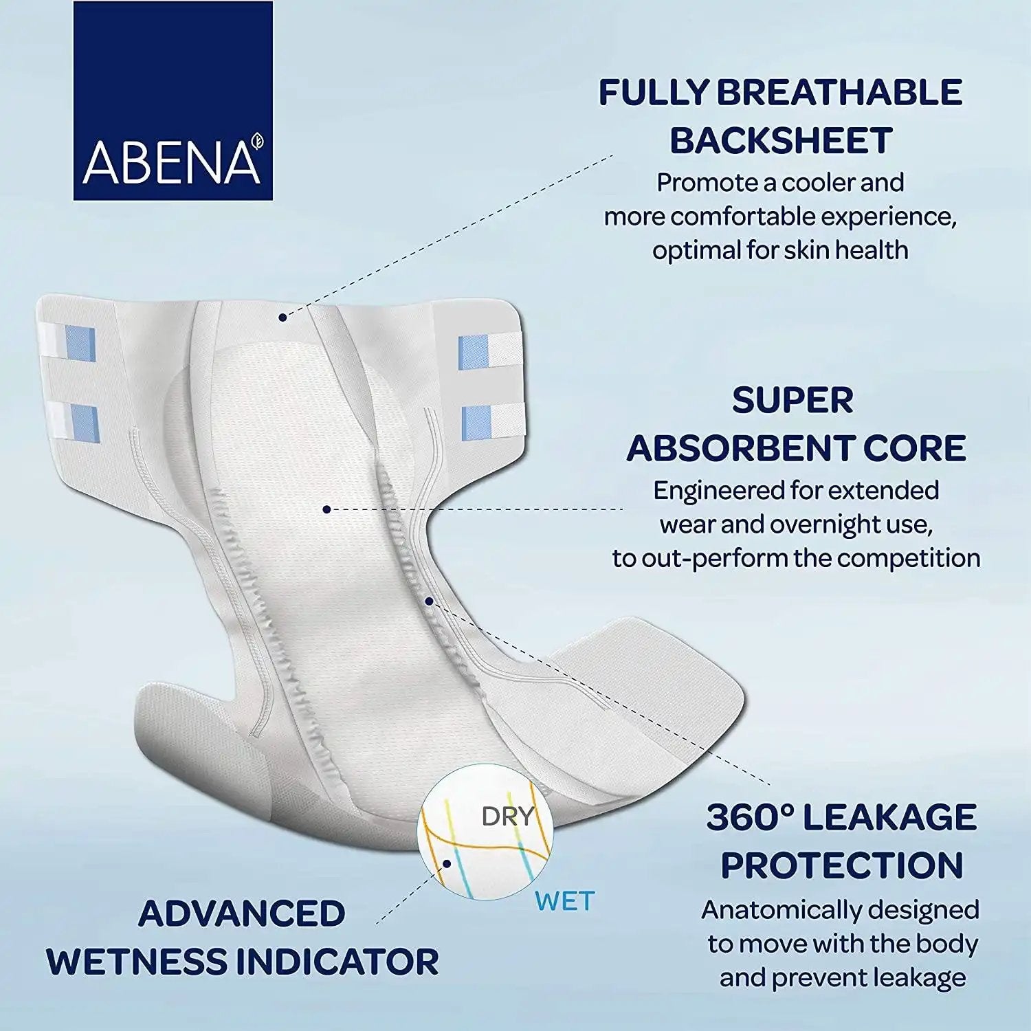 Unisex Adult Incontinence Brief Abri-Form Premium L2 Large Disposable Heavy Absorbency - KatyMedSolutions