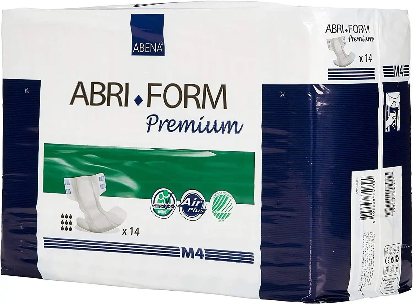 Unisex Adult Incontinence Brief Abri-Form Premium M4 Medium Disposable Heavy Absorbency - KatyMedSolutions