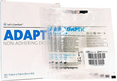 Adaptic Non Adherent Dressing 3 X 3 Inch, Sterile, 1 Dressing- KatyMedSolutions