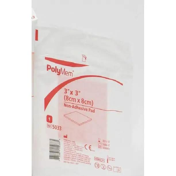 Foam Dressing by Ferris PolyMem Non-Adhesive QuadraFoam Pad