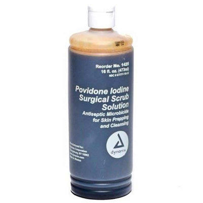 Surgical Scrub Dynarex, First-Aid Antiseptic, 16 oz.. Bottle, 7.5% Povidone Iodine | 1 Bottle