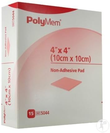 Polymem 4" X 4" Non-Adhesive Polymeric Membrane Dressing (15/Box)- KatyMedSolutions