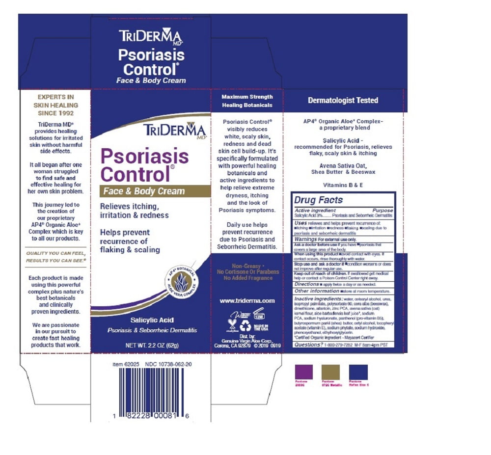 TriDerma Psoriasis Control Cream, Fragrance-Free, Paraben-Free, 2.2 oz. Tube | 1 Each