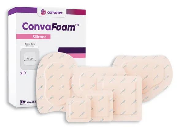 ConvaFoam Adhesive Silicone Hydrofiber Foam Dressing