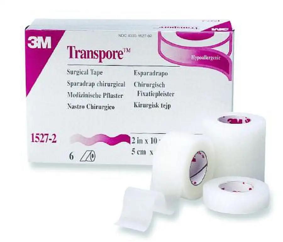 Transpore Standard Hypoallergenic Porous Plastic Surgical Tape