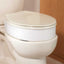 Essential Medical Supply Raised Elevated Toilet Seat Riser for an Elongated Toilet and Compatible with Toilet Seat, Elongated, 19 x 14 x 3.5