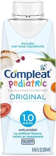 Compleat Pediatric Modified Tube Feeding Unflavored Food 8 oz.
