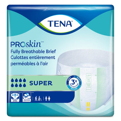 TENA ProSkin Super Adult Incontinence Brief XL 60" to 64" Heavy Absorbency Overnight