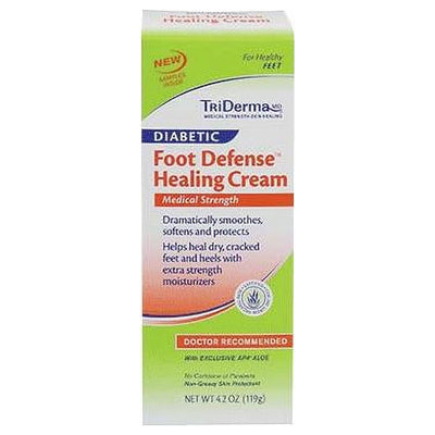 Triderma Diabetic Foot Defense Healing Cream, 4.2 Oz. Part No. 64425 (1/ea)- KatyMedSolutions
