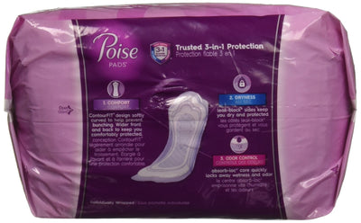 Poise Incontinence Pads, Ultimate Absorbency, Long