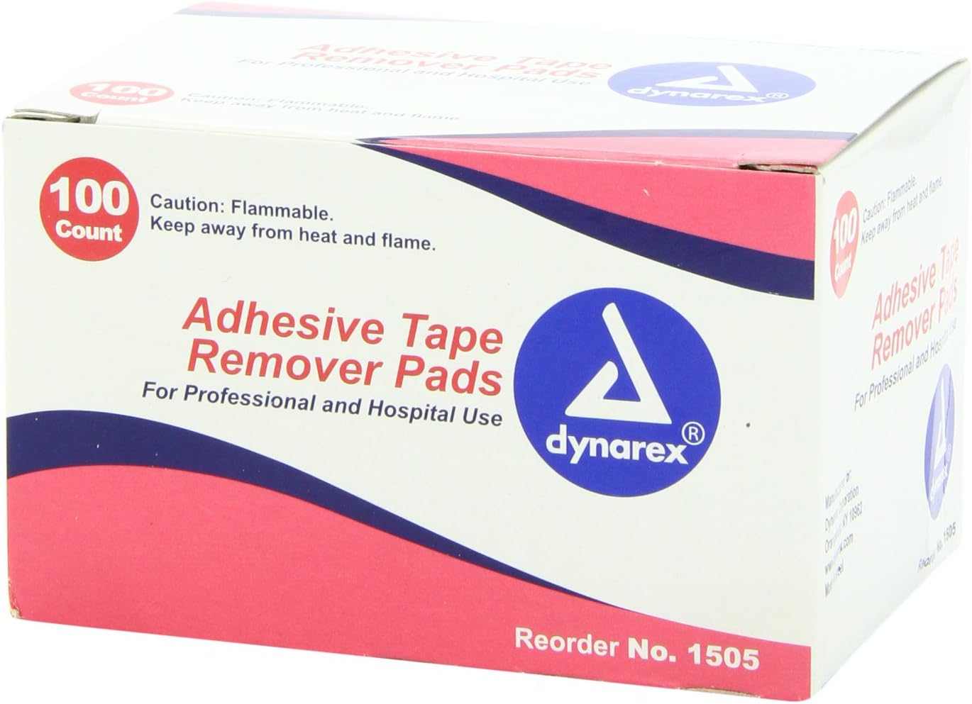 Dynarex Adhesive Tape Remover Pad, Assorted 100 Count- KatyMedSolutions