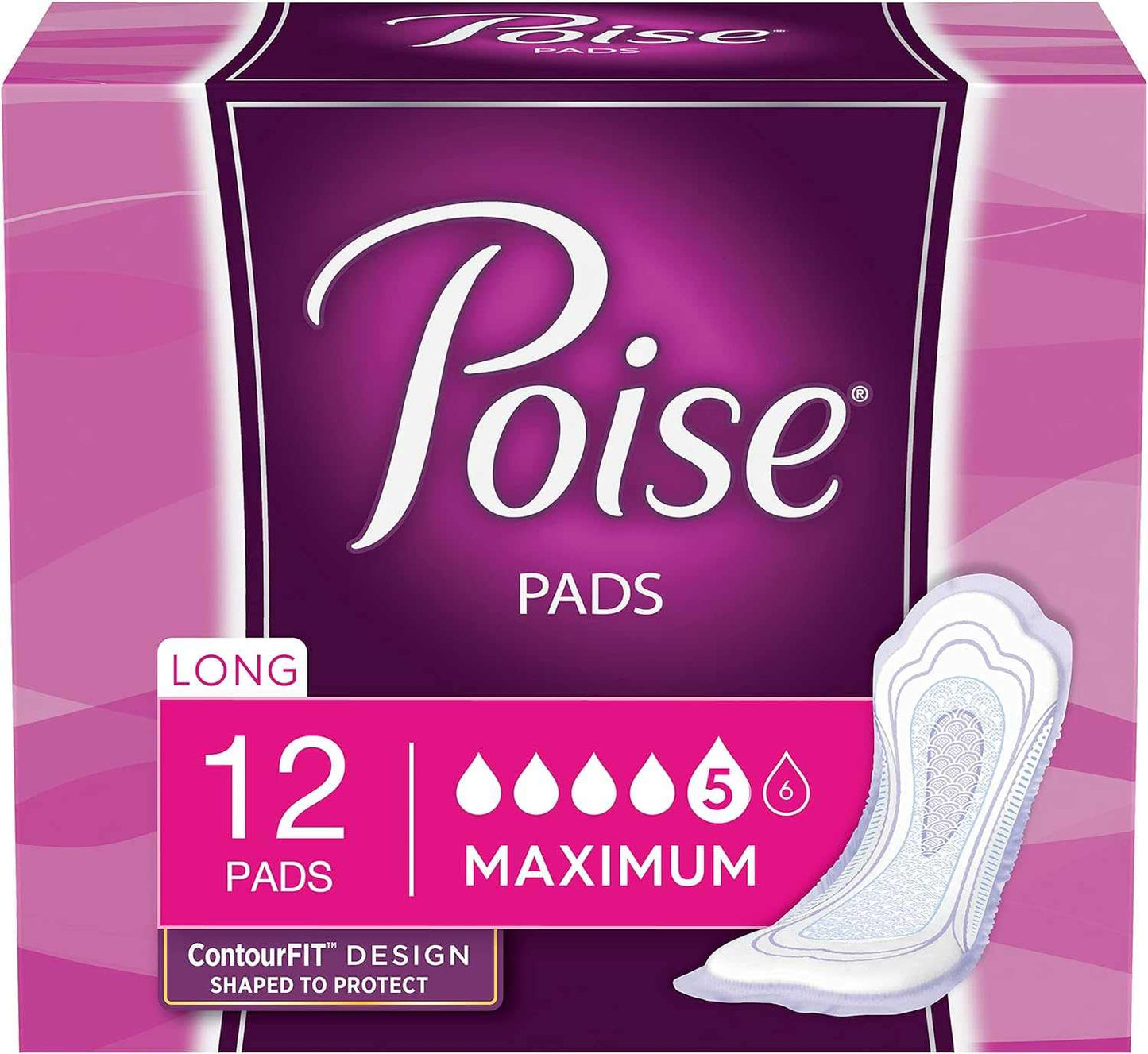 Kimberly Clark Depend Poise Incontinence Pad