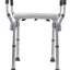 Essential Medical Supply Adjustable Molded Shower Bench with Arms- KatyMedSolutions
