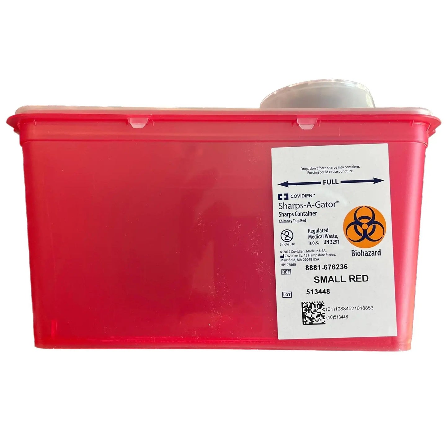 Cardinal Sharps Container Monoject Red Base