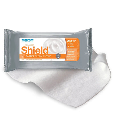 Shield Barrier Cream Cloths, Soft Pack