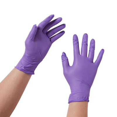 Halyard Purple Nitrile Gloves, Extra-Large