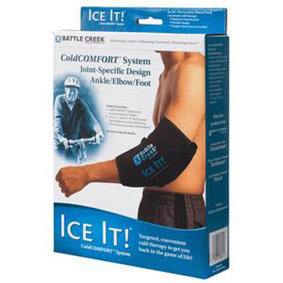 Cold & Hot Therapy System Ice Pack- Ice It! ® MaxCOMFORT™ (Elbow/Ankle/Foot Wrap (514)– from Battle Creek Equipment, Hot & Cold Therapy Items Since 1931 …- KatyMedSolutions