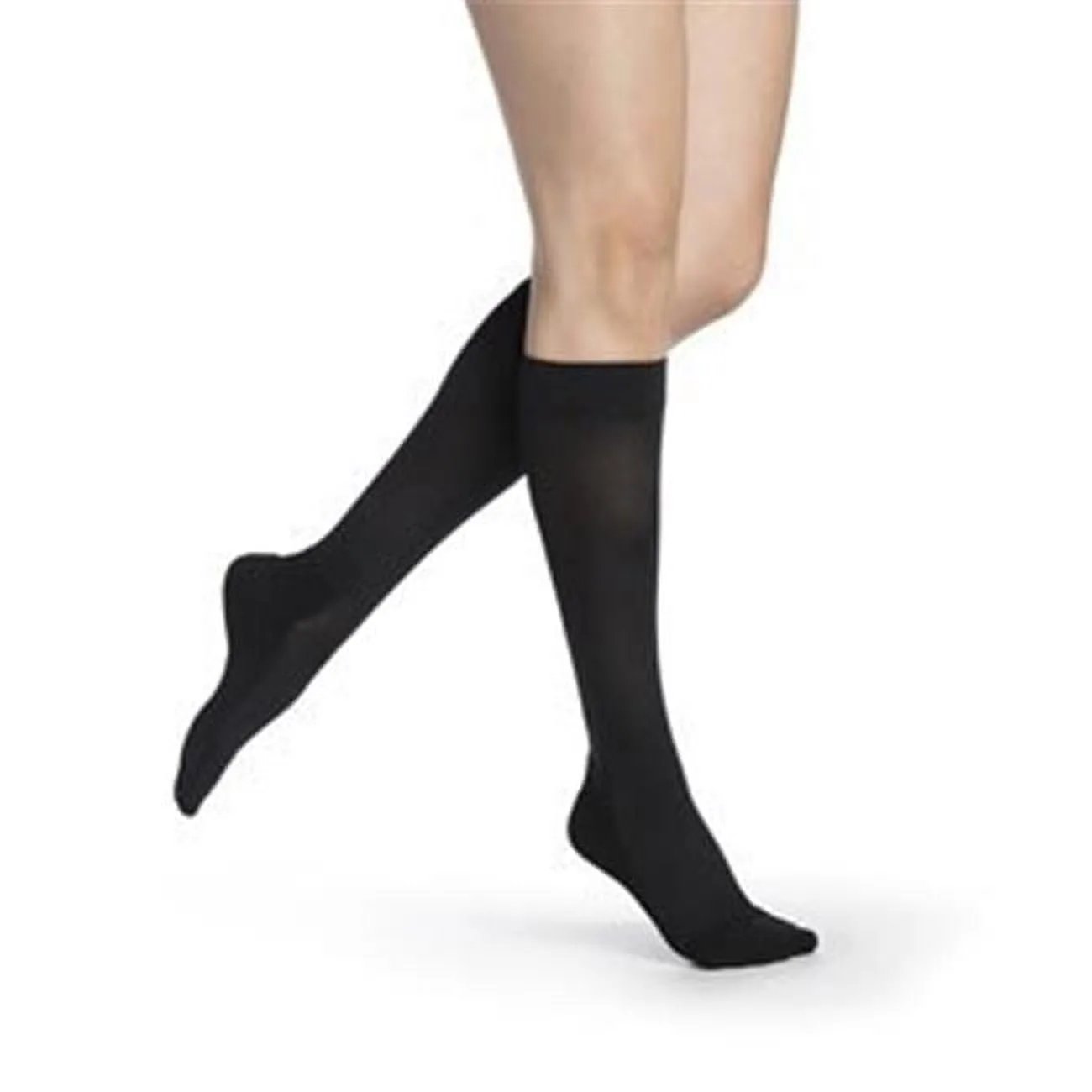 SIGVARIS DAILY COMFORT Calf 20-30mmHg Black-Womens-Large Long- KatyMedSolutions