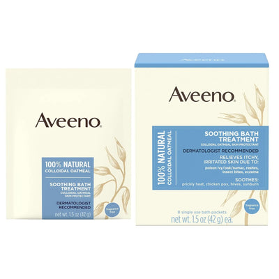 Aveeno Soothing Oatmeal Bath Treatment, 1.5 oz. Packet