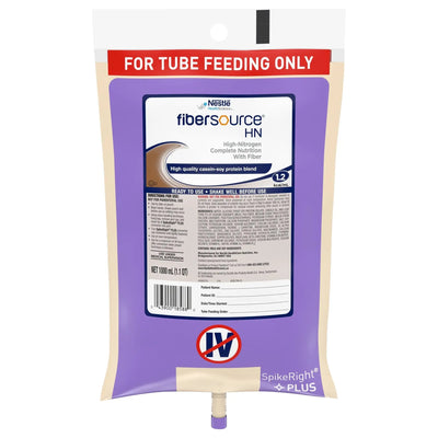 Fibersource HN Ready to Hang Tube Feeding Formula, 33.8 oz. Bag