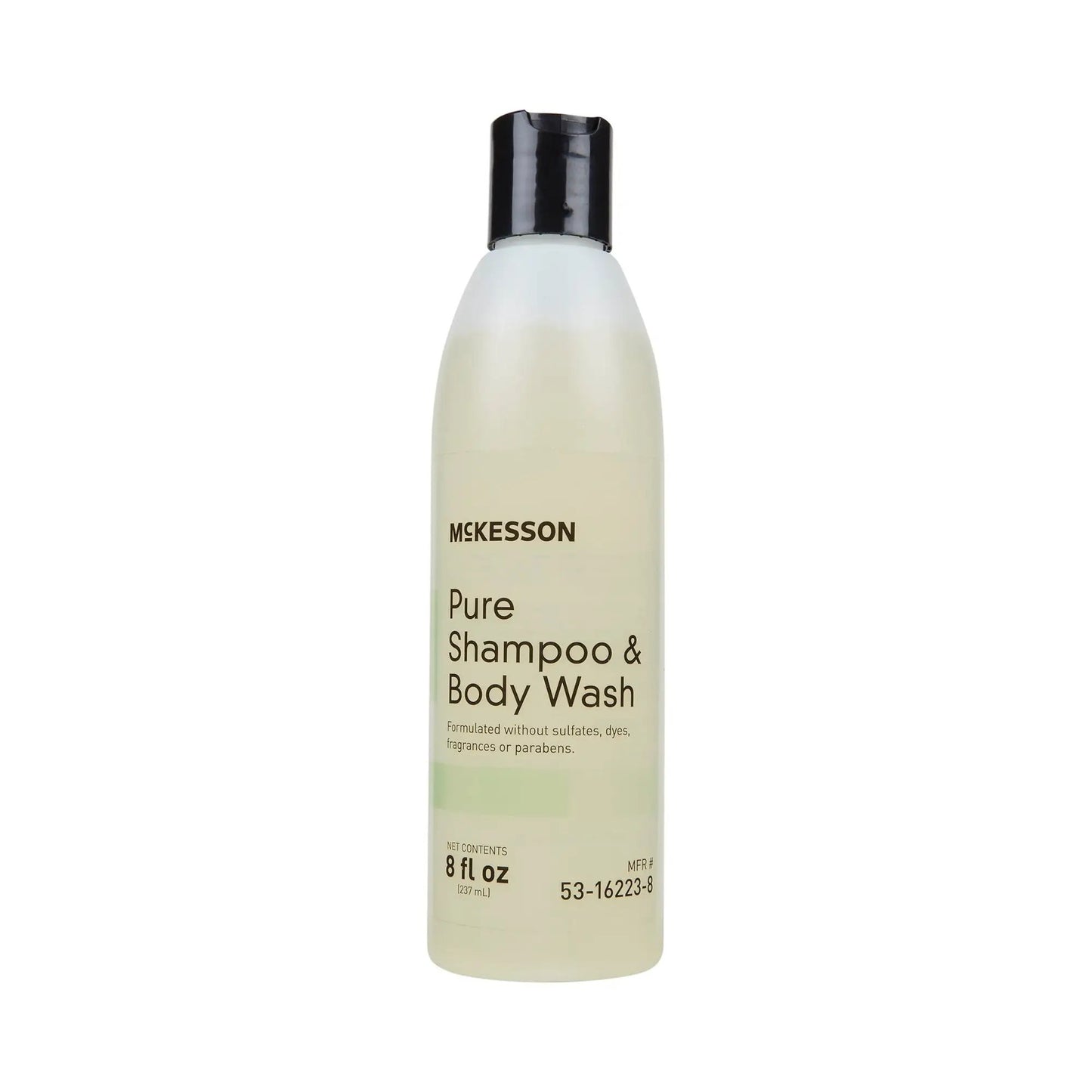 McKesson Shampoo and Body Wash Pure 8 oz. Flip Top Bottle Unscented