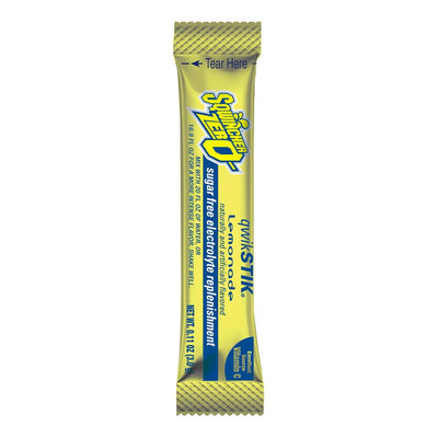Sqwincher Quik Stik Zero Lemonade Electrolyte Replenishment Drink Mix, 0.11 oz. Individual Packet
