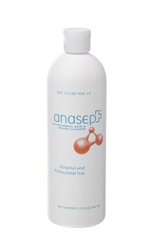 Anasept Antimicrobial Skin & Wound Cleanser 15oz -1 Bottle - KatyMedSolutions